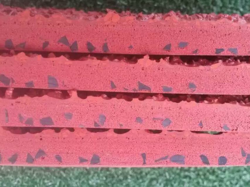 塑胶跑道厂TPU混合样块 塑胶跑道厂TPU混合样块